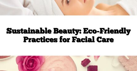 Sustainable Beauty: Eco-Friendly Practices for Facial Care