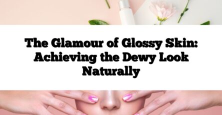 The Glamour of Glossy Skin: Achieving the Dewy Look Naturally